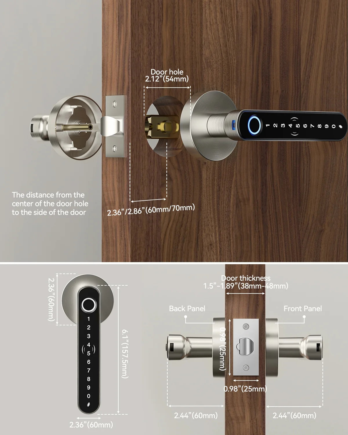 Smart Door Lock with Fingerprint App Control