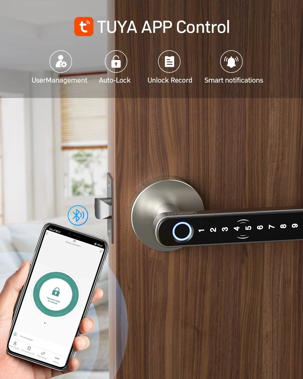 Smart Door Lock with Fingerprint App Control